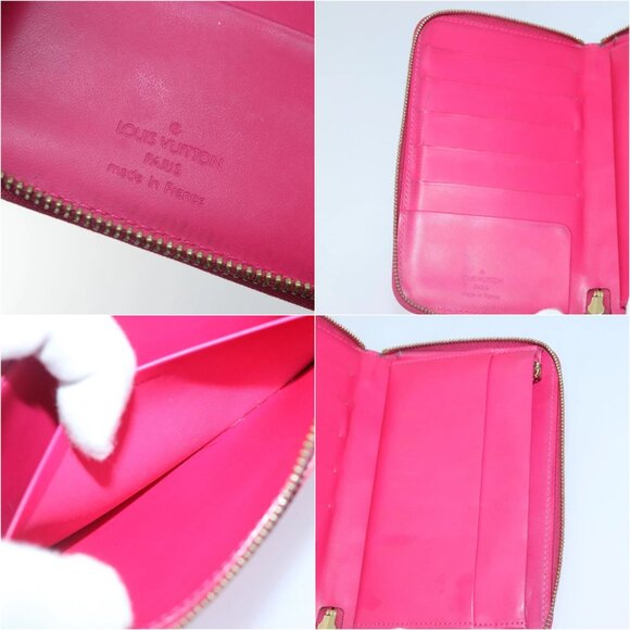 LOUIS VUITTON Monogram Vernis Eldridge Wallet Fuchsia Pink M91240 LV Auth 93651 - Picture 16 of 16